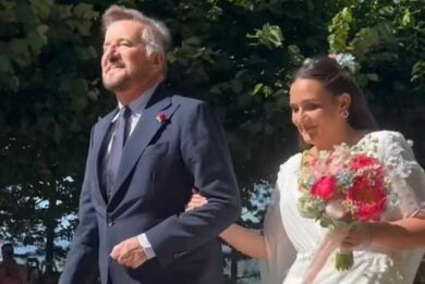 Christian De Sica papà orgoglioso per le nozze della figlia Maria Rosa