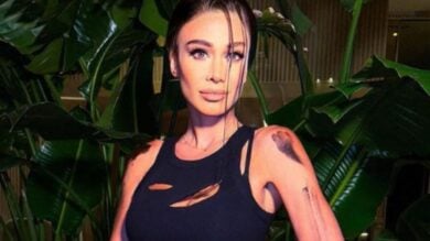 Diletta Leotta come Lara Croft insieme alla sua Aria per Halloween!