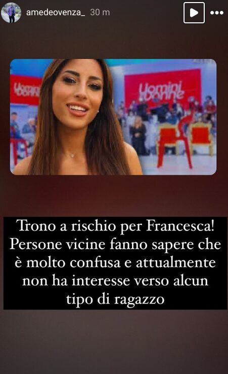 francesca uomini e donne