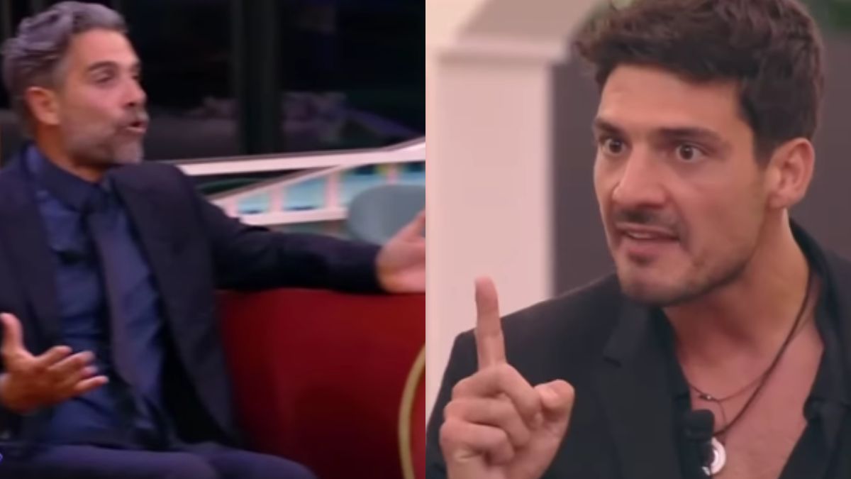 Grande Fratello, scontro in diretta tra Luca Calvani e Lorenzo Spolverato, il primo: “Levati dai c……i!”