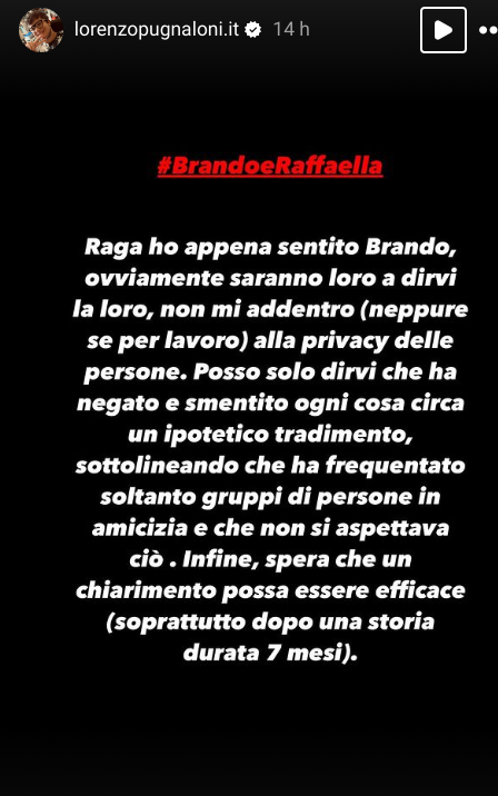 Uomini e Donne, tutta la verità sulla rottura tra Brando Ephrikian e Raffaella Scuotto: “Nessun tradimento”