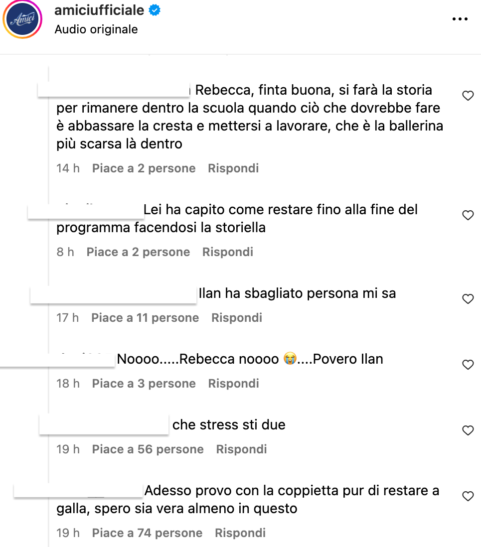 Amici, Ilan e Rebecca: è nata una nuova coppia?