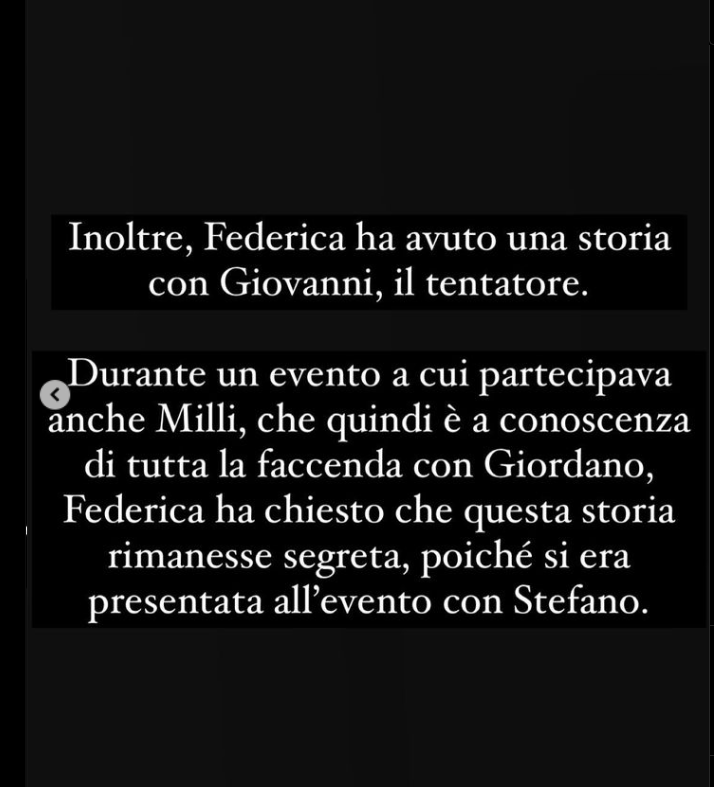 Grande Fratello, Stefano Tediosi smaschera Federica Petagna: “Ci sono stati dei baci con altri due ragazzi”