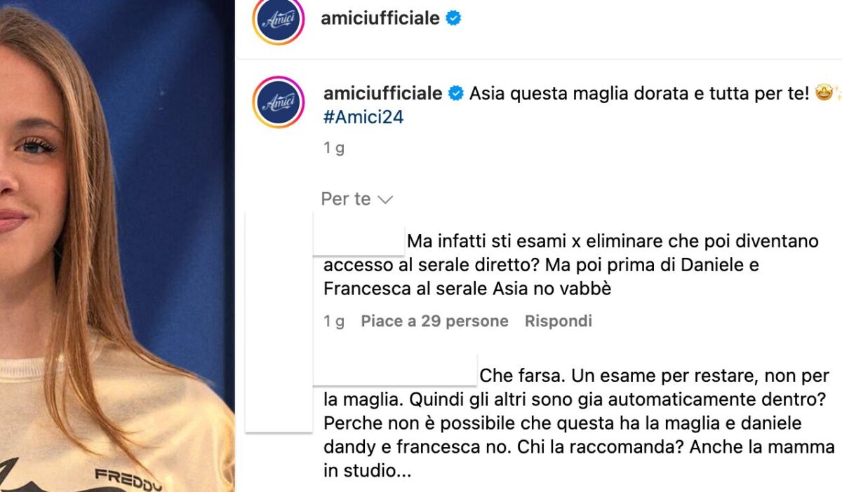 Amici, Asia vola al serale: è polemica